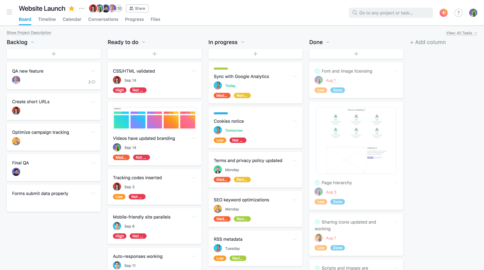 Asana, one of the convenient tools for organizing remote team collaboration and systemizing tasks